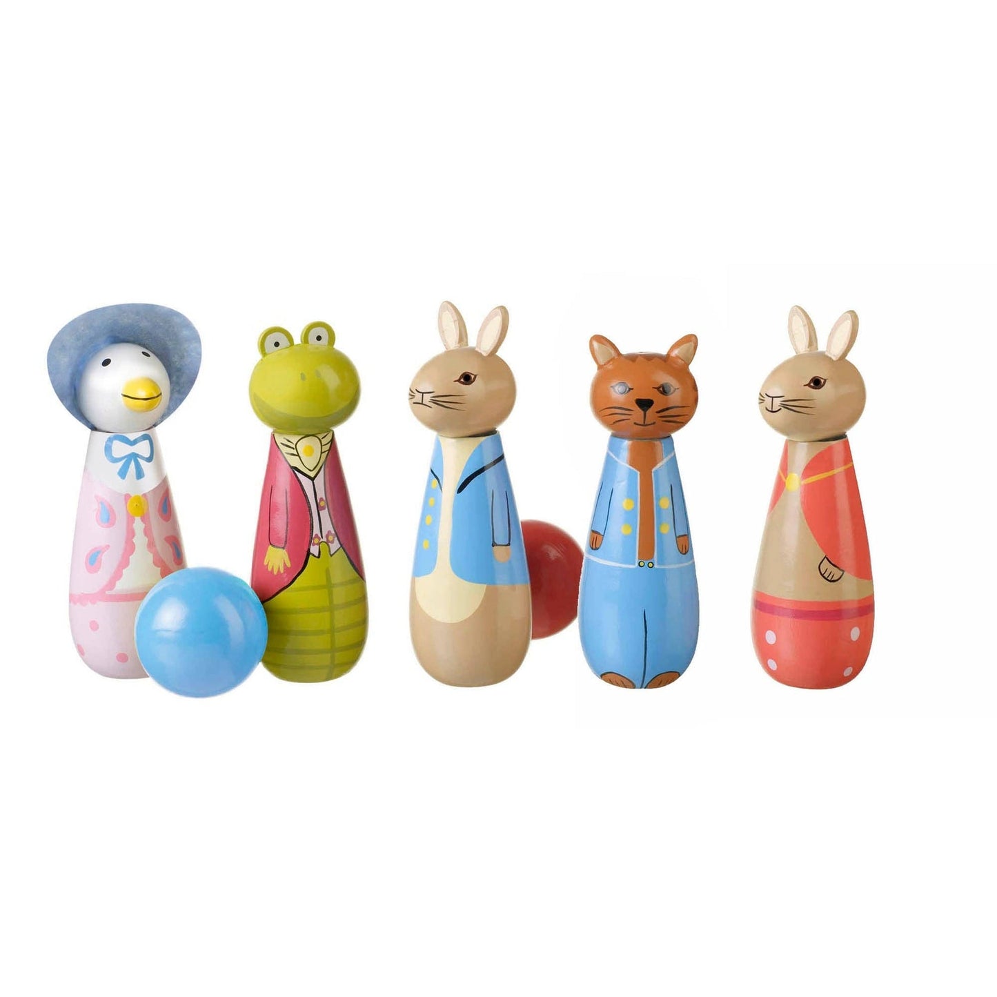 Peter Rabbit™ Wooden Skittles Bowling Game for Kids