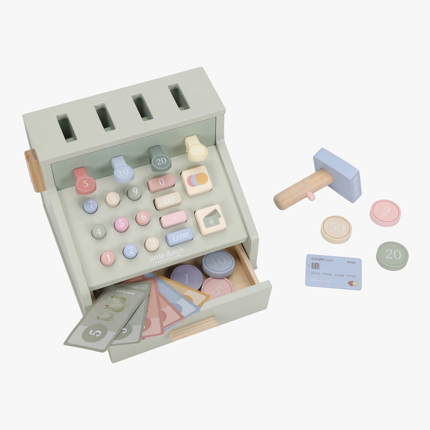 Little Dutch Wooden Cash Register Toy