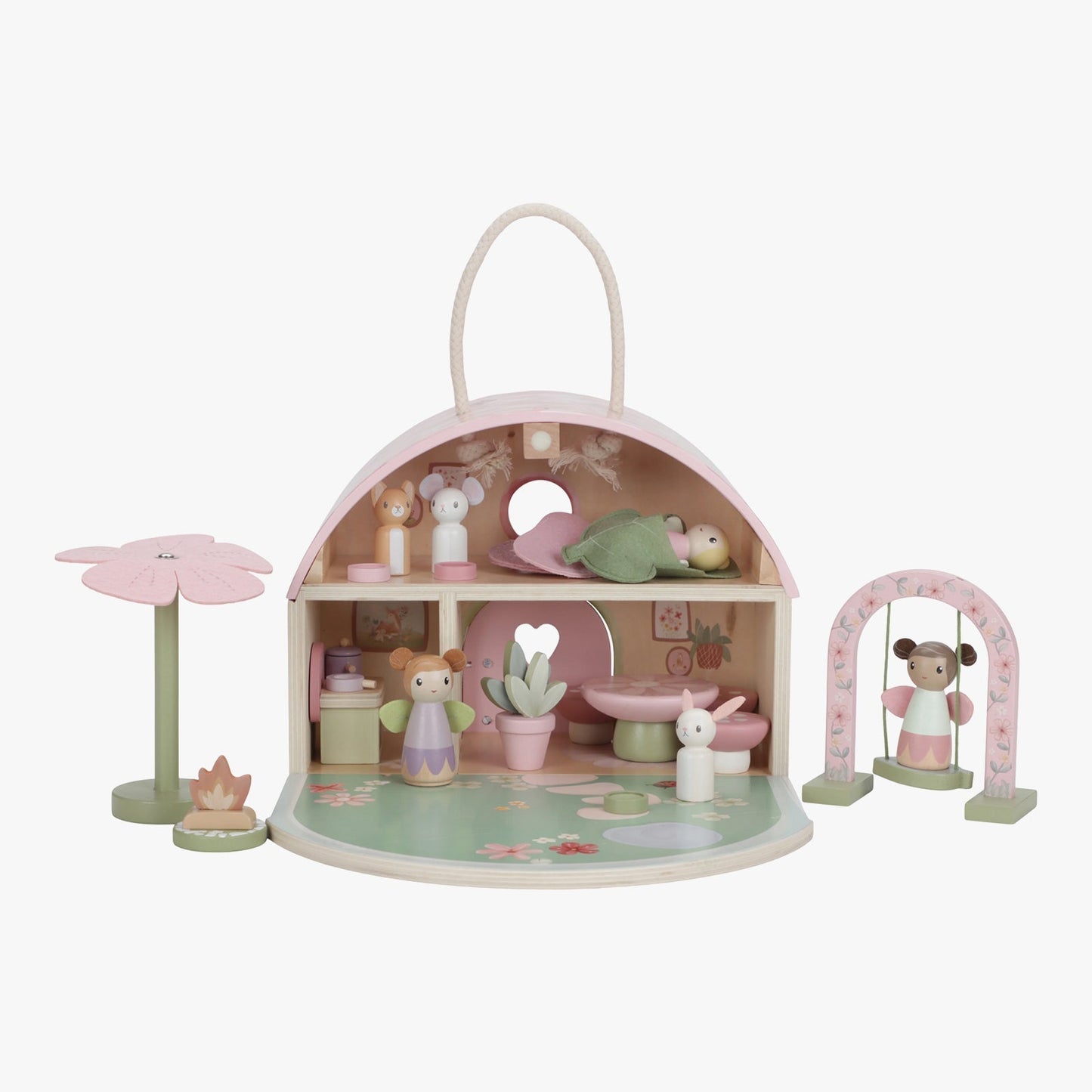 Little Dutch Fairy House & Garden Wooden Play Set