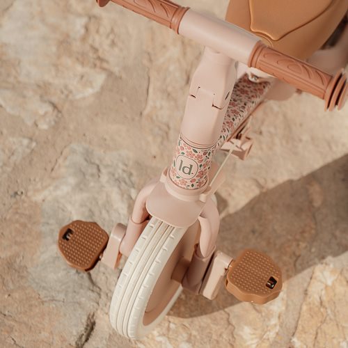 4-in-1 Driewieler Kinderwagen Tricycle – Pink