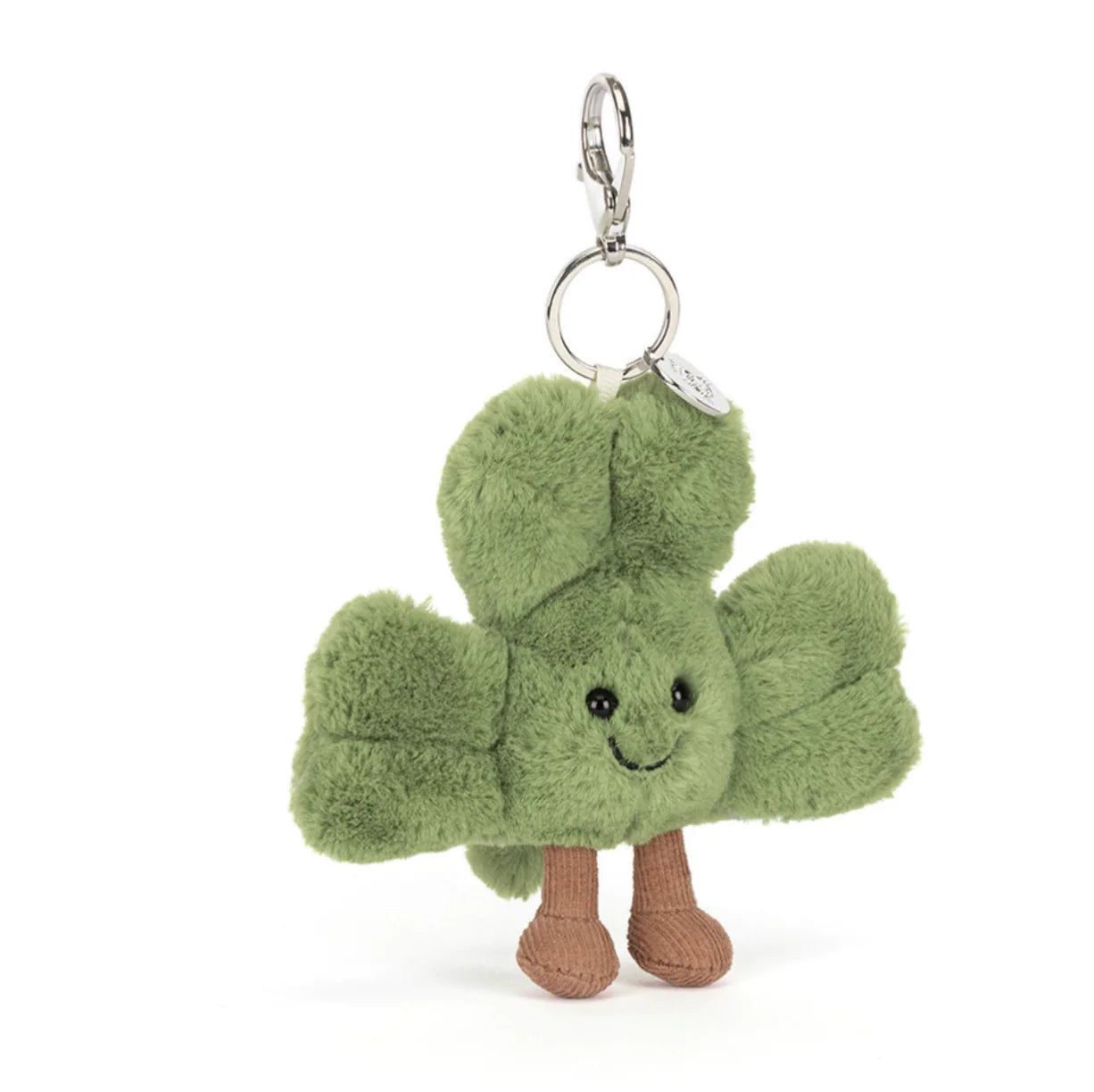 Jellycat Amuseables Shamrock Plush Keyring Charm