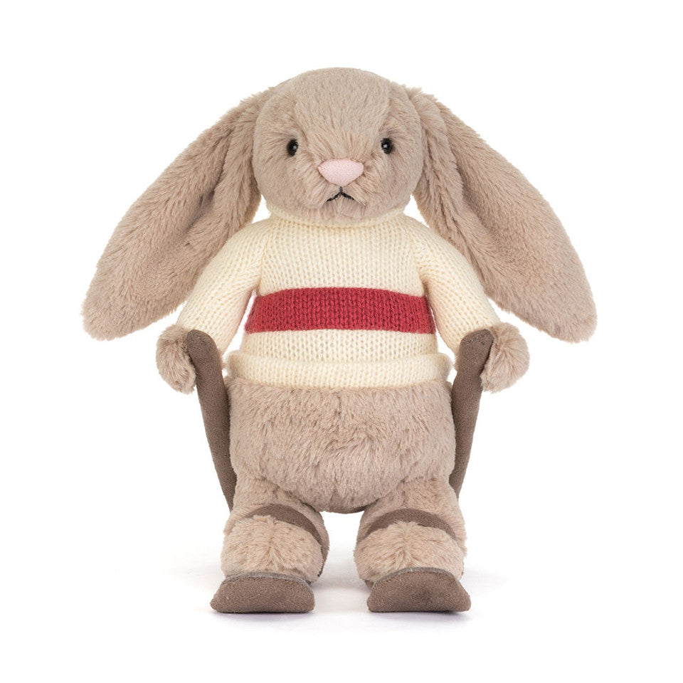 Jellycat Bashful Bunny Ski Outfit Plush Soft Toy Gift