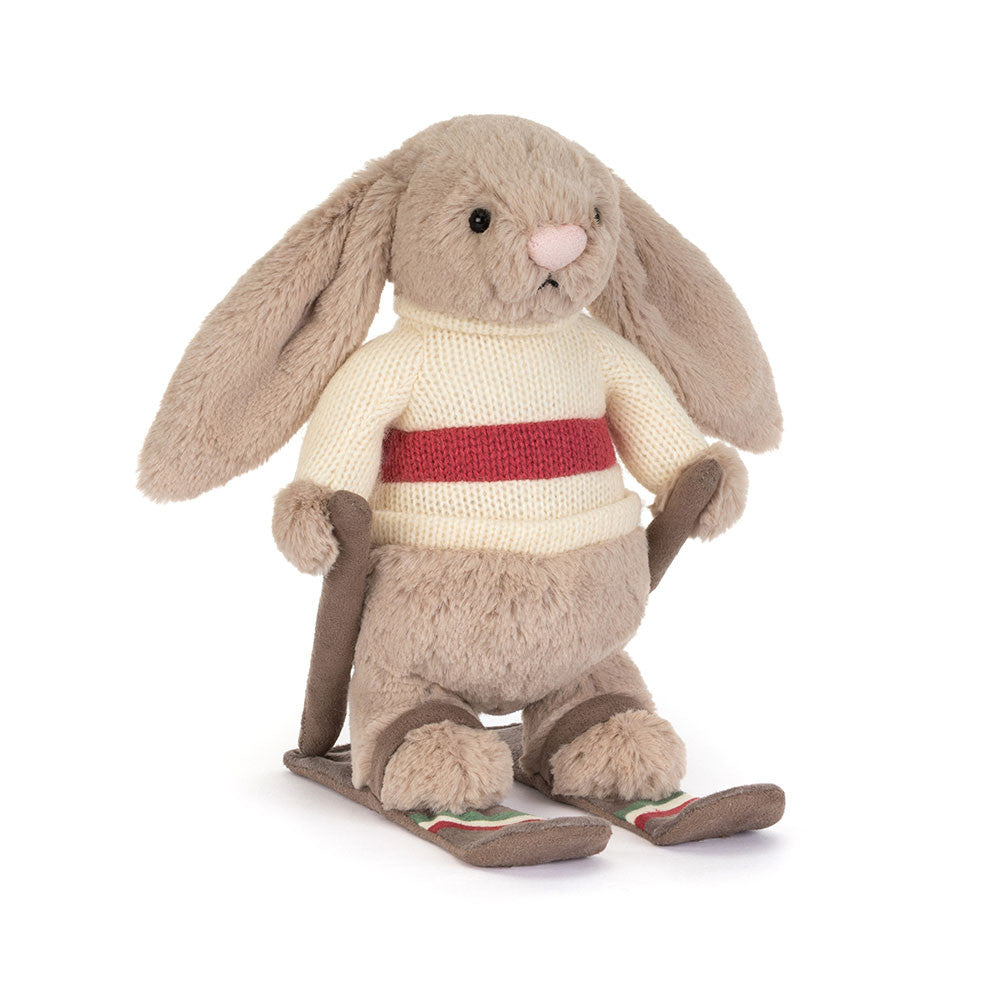 Jellycat Bashful Bunny Ski Outfit Plush Soft Toy Gift