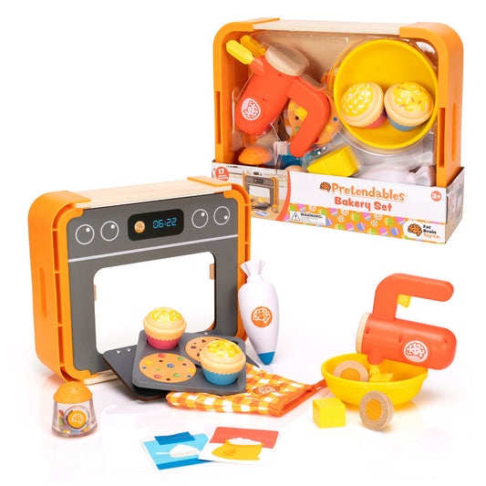 Pretendables Bakery Set Wooden Pretend Play Toy for Kids