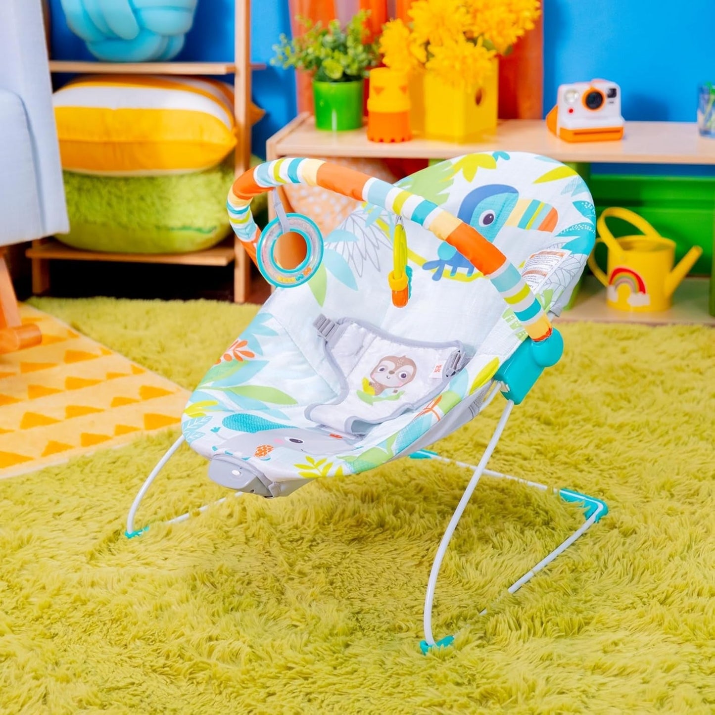 Bright Starts Soothing Vibrations Baby Bouncer Seat