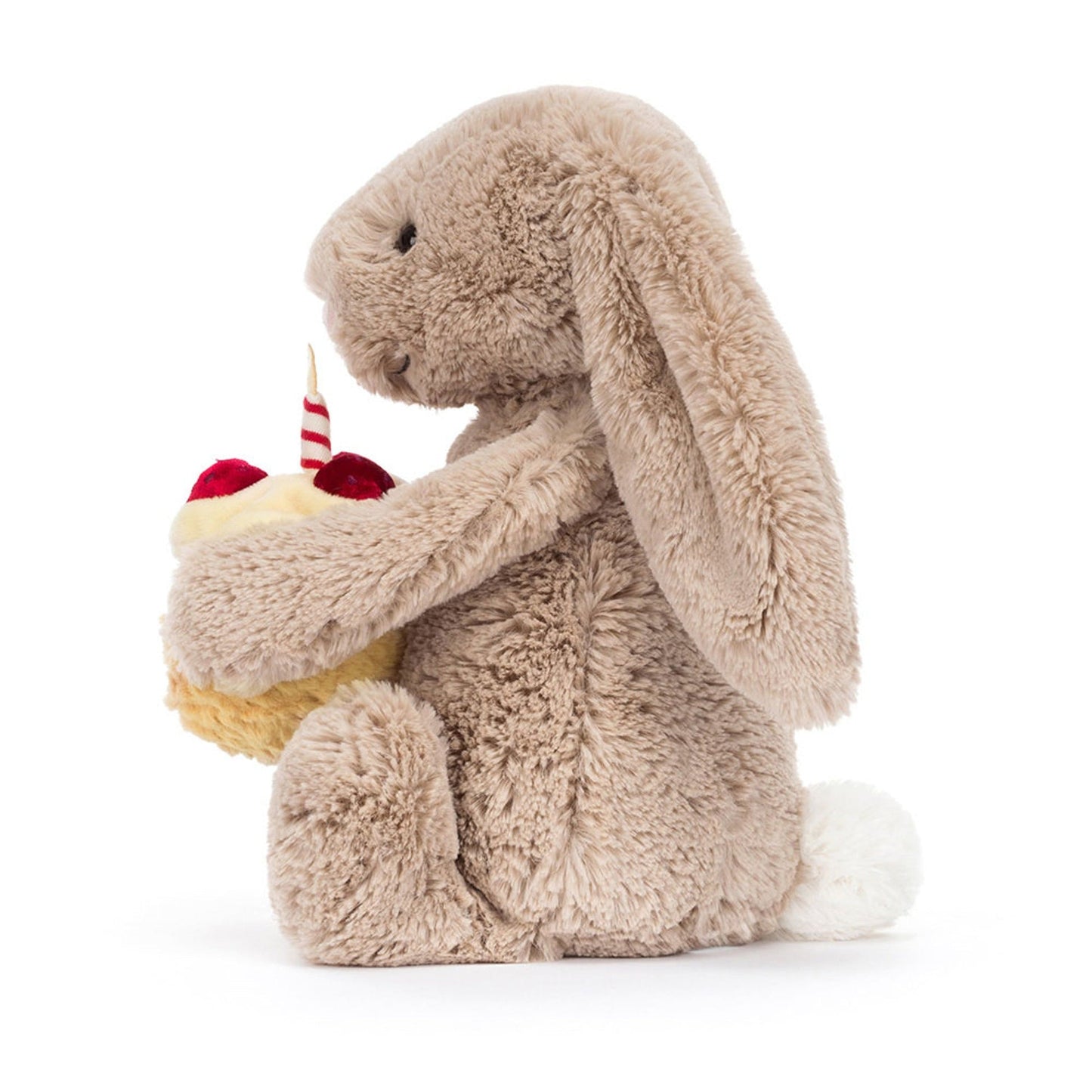 Bashful Beige Bunny – Birthday Edition Soft Toy