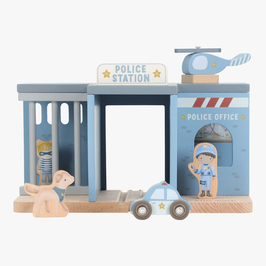 Little Dutch Wooden Police Station Play Set